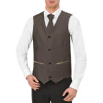 11P01E76 - Gilet Uomo MIGUEL - POLVERE