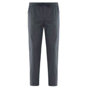 Pantalone ENRICO_Cot_Poly_rigato grigio