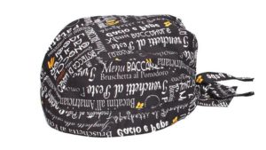 Bandana fantasia-menu nero
