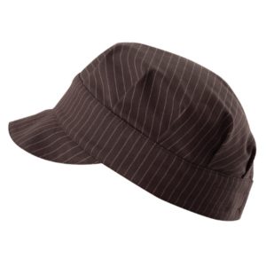 Cappello TOMMY_Cot_Poly_rigato marrone