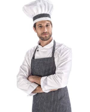 Grembiule PETTORINA HIT Gessato Grigio
