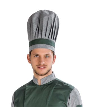 Cappello Chef ROY Grigio Melange/Color