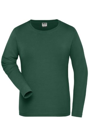 Ladies' BIO Stretch-Longsleeve Work - SOLID - immagine 4