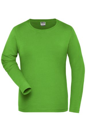 Ladies' BIO Stretch-Longsleeve Work - SOLID - immagine 5