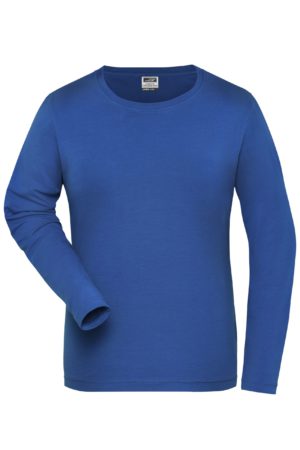 Ladies' BIO Stretch-Longsleeve Work - SOLID - immagine 9