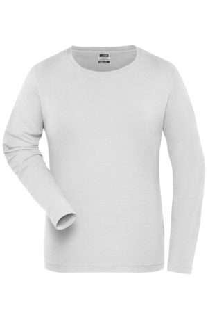 Ladies' BIO Stretch-Longsleeve Work - SOLID - immagine 10