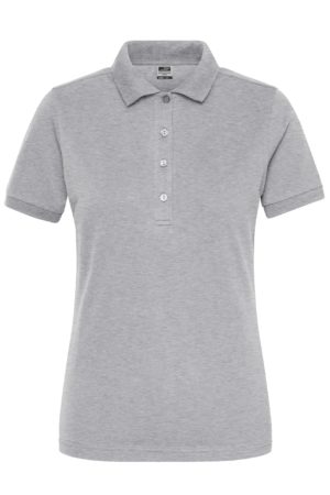Ladies' BIO Stretch-Polo Work - SOLID - Grey Heather