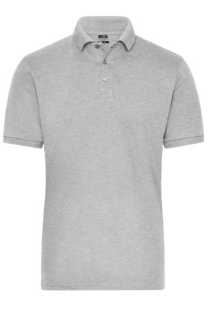 Men's BIO Stretch-Polo Work - SOLID - Grey Heather