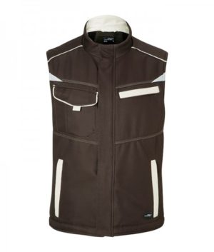 Workwear Softshell Padded Vest - COLOR - - immagine 3