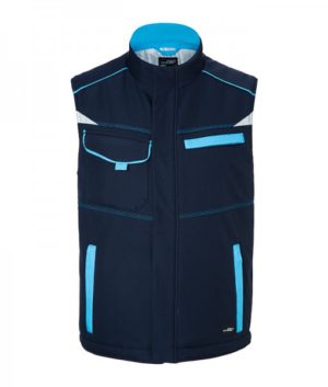 Workwear Softshell Padded Vest - COLOR -