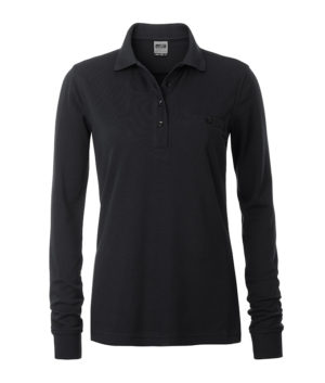 Ladies' Workwear Polo Pocket Longsleeve - immagine 3