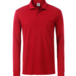 Men's Workwear Polo Pocket Longsleeve