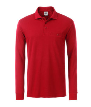 Men's Workwear Polo Pocket Longsleeve