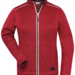 Ladies' Knitted Workwear Fleece Jacket - SOLID -
