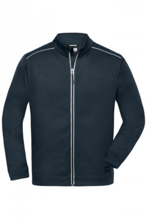 Men's Knitted Workwear Fleece Jacket - SOLID - - immagine 4