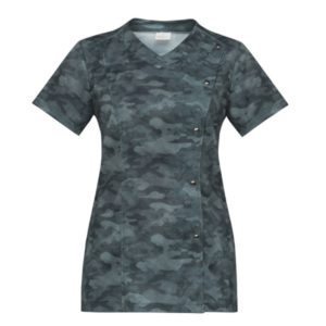 Casacca ALINA_Poly_camouflage blu