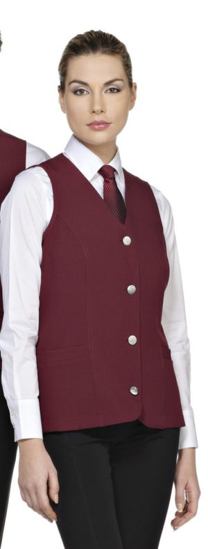Gilet Donna Bordeaux ROSITA - immagine 2
