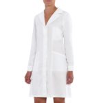 Camice MARZIA_Cot_Poly_bianco