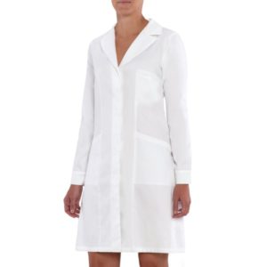 Camice MARZIA_Cot_Poly_bianco