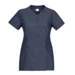 Casacca ALINA_Visco_Poly_Ela_jeans blu