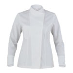 Giacca NORA Poli_Cot_Ela_bianco