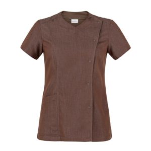 Casacca ALINA_Visco_Poly_Elast_jeans marrone