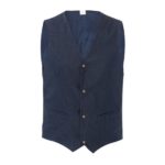 Gilet MIGUEL_Cot_Poly_Ela_jeans blu