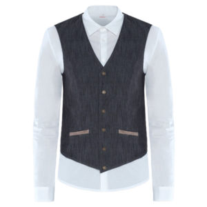 Gilet SNOW_Cot_Poly_Ela_nero
