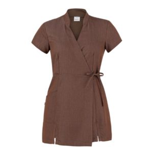 Kimono PAOLA_Visco_Poly_Elast_jeans marrone