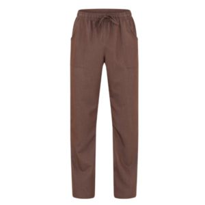 Pantaloni SAUL_Visco_Poly_Elast_jeans marrone