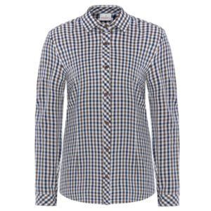 Camicia LILLY_Cot_Ela_quadretto marrone