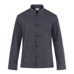 Coreana PIER_Cot_Poly_gessato nero