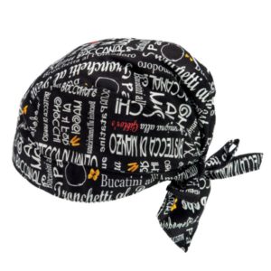 Bandana MARTE_Cot_menu nero