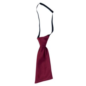 CRAVATTA Donna_Poly_bordeaux