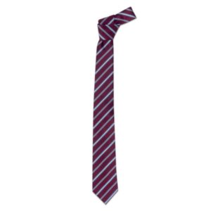 CRAVATTA_Poly_bordeaux rigato