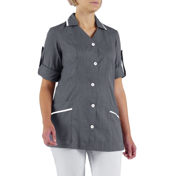Casacca BETTY_Poly_Cot_grigio medio
