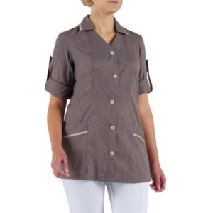 Casacca BETTY_Poly_Cot_tortora